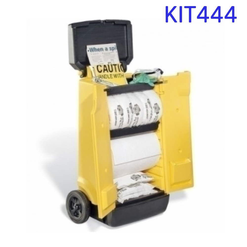 KIT444 NEWPIG 오일용 이동식 스필키트 SPILL KIT,스필키트,유흡착제패드,유흡착포,흡착포
